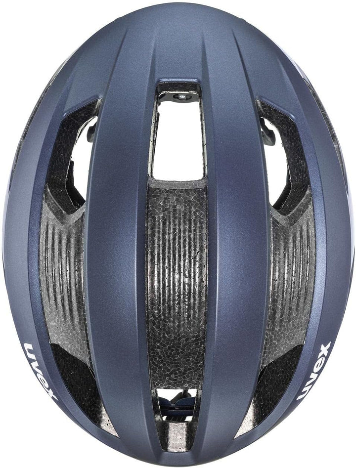 Uvex Rise CC Rennrad Fahrrad Helm matt blau/schwarz 2024 56-59 cm, 56-59 cm