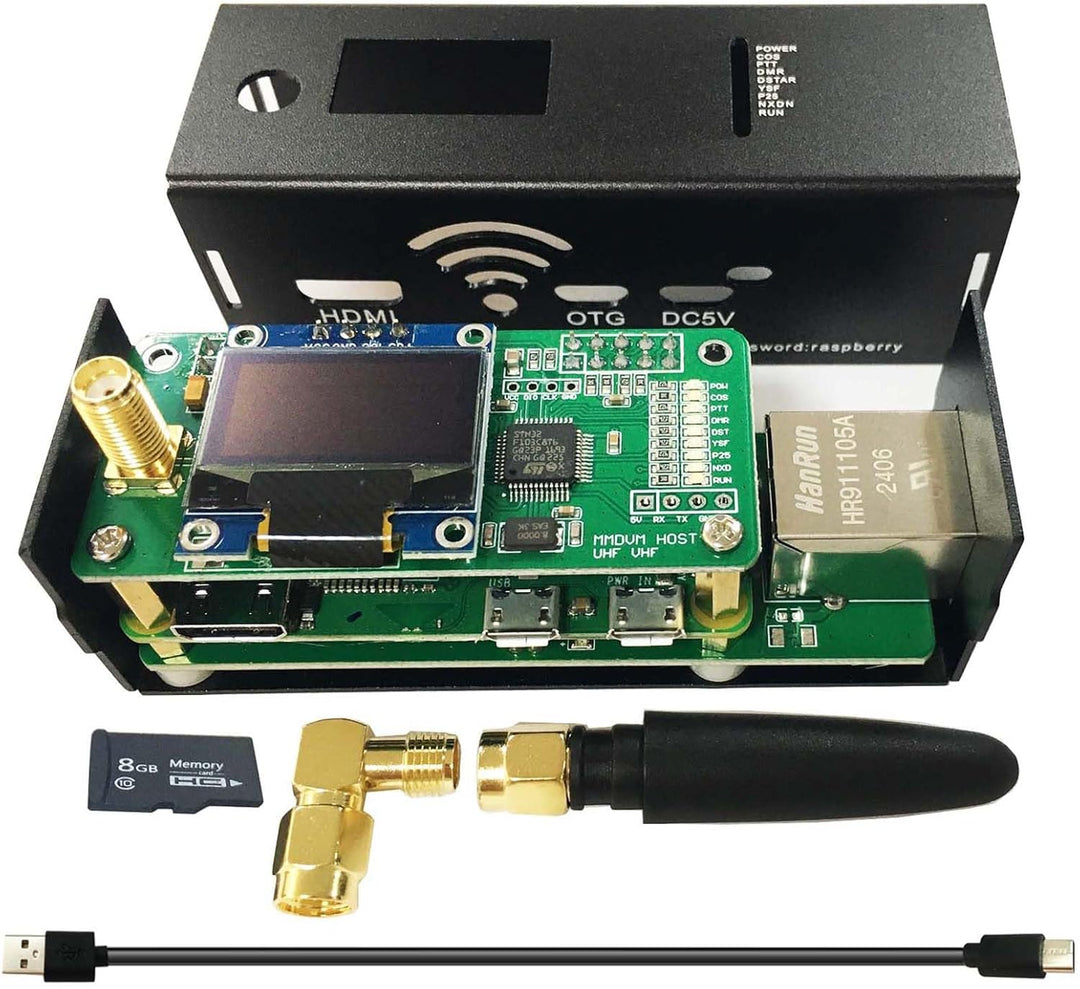MM100 Upgraded MMDVM Hotspot Ethernet WLAN Port &amp; WiFi DMR D-Star YSF P25 NXDN POCSAG Digital Voice