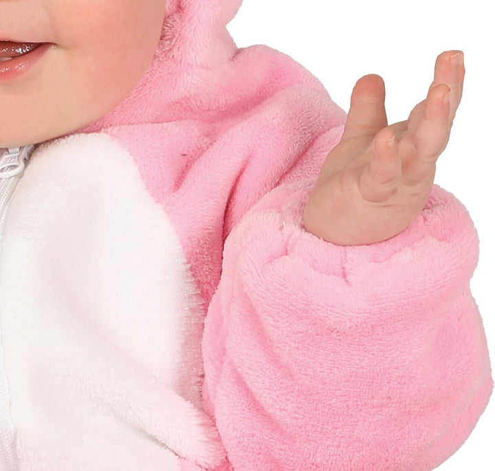 FIESTAS GUIRCA, S.L. Hase Kostüm rosa für Baby T-6/12 Monate