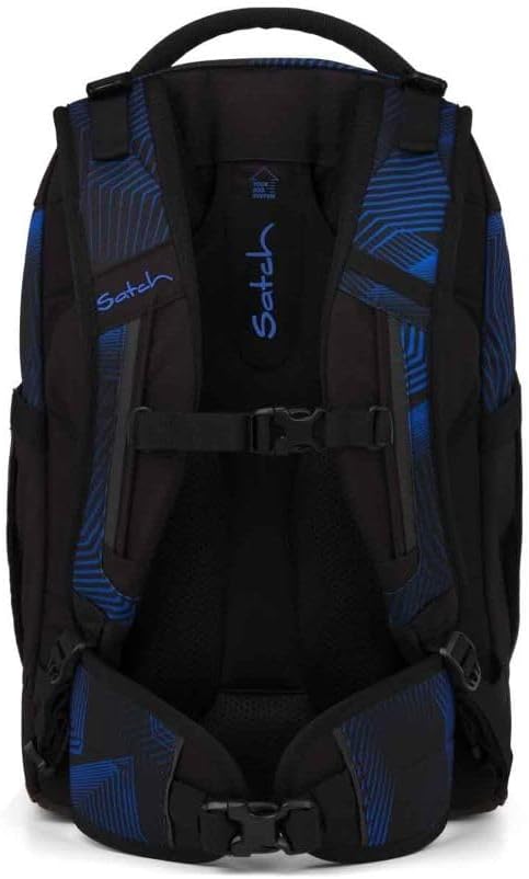 Satch Pack Schulrucksack Set 3tlg. inkl. Schlamperbox und Sporttasche (Seismic Blue), Seismic Blue