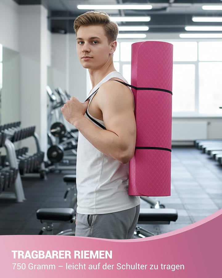 Good Nite Yogamatten Für Frauen Rutschfeste Strukturierte Oberflächen Gymnastikmatte Yoga Matte Dick