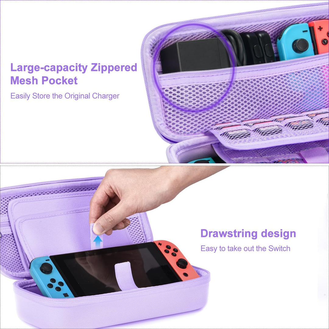 Switch Tasche für NS Switch - innoAura 18 in 1 Switch Zubehör mit Switch Hülle, Switch Hülle, Switch
