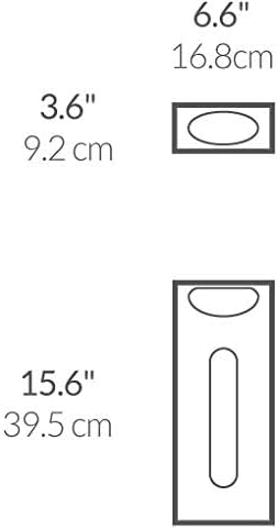 simplehuman KT1166 Einkaufstütenhalter mit Wandhalterung, Müllbeutel Halter, gebürsteter Stahl, 10 J