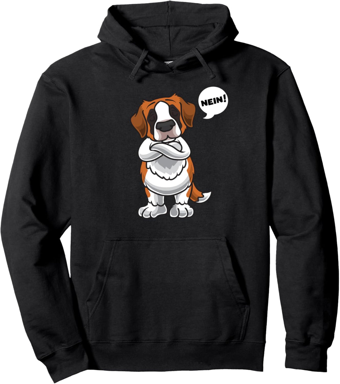 Sturer Bernhardiner Hund Bernhardshund lustig Hundefan Pullover Hoodie