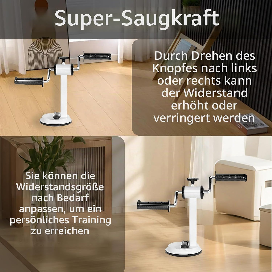 Armtrainer, Armrotations Trainingsgerät Hometrainer Fahrrad Senioren Handkurbel Gelenk Rehabilitatio