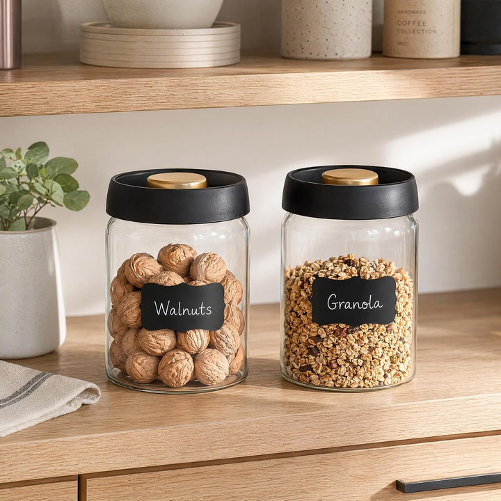 2 Stück Kaffeedose Luftdicht, 1200 ml Vakuum Kaffeedose Kaffeebehälter