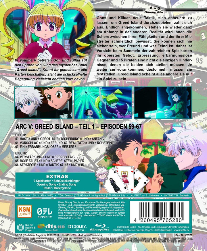 HUNTERxHUNTER - Volume 6: Episode 59-67 [Blu-ray], Blu-ray