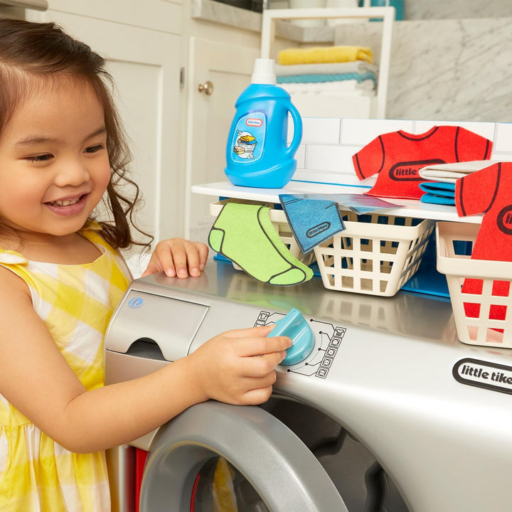 Little Tikes Washer Dryer - Realistic Pretend Play Appliance for Kids - Interactive Toy Washing Mach