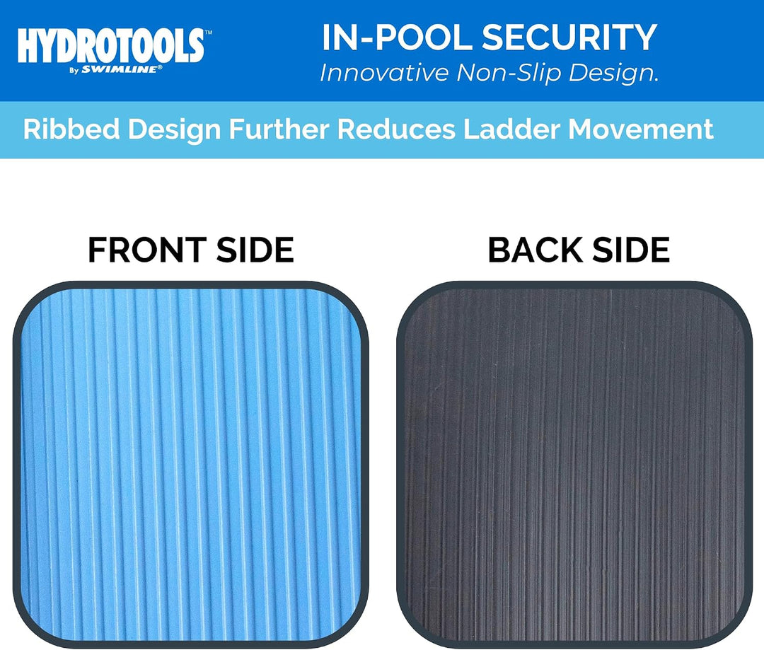 Swimline Hydro Tools Schutzmatte für Poolleiter, Trittschutz 9-Inch by 36-Inch blau, 9-Inch by 36-In
