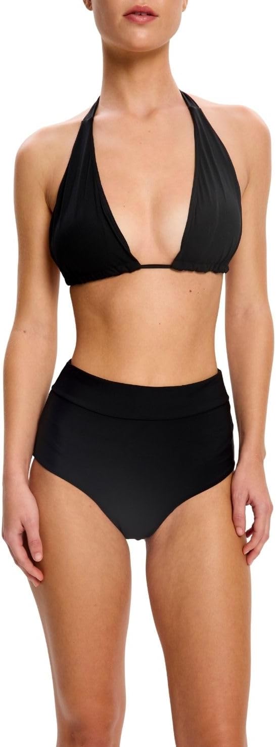 Modibodi Perioden-Swim Bikini High Waist Leicht 20 ml Schwarz 44 Schwarz, 44 Schwarz