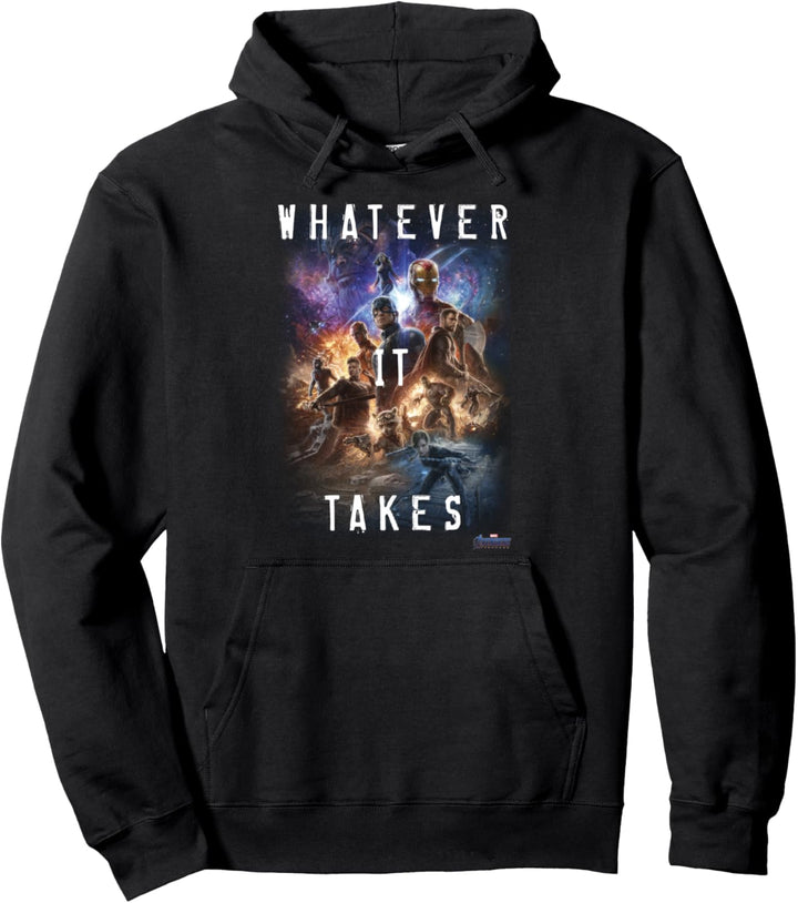 Marvel Avengers Endgame Movie Poster Whatever It Takes Pullover Hoodie