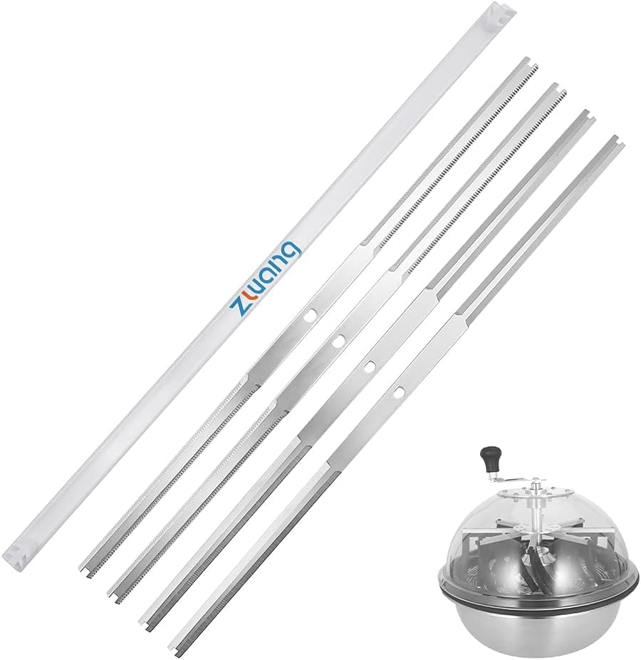 Mi hogar Edelstahl Schneidmesser Set, 19 Zoll Clean Cut Bowl Blätter Trimmer Ersatzklingen, 4-teilig