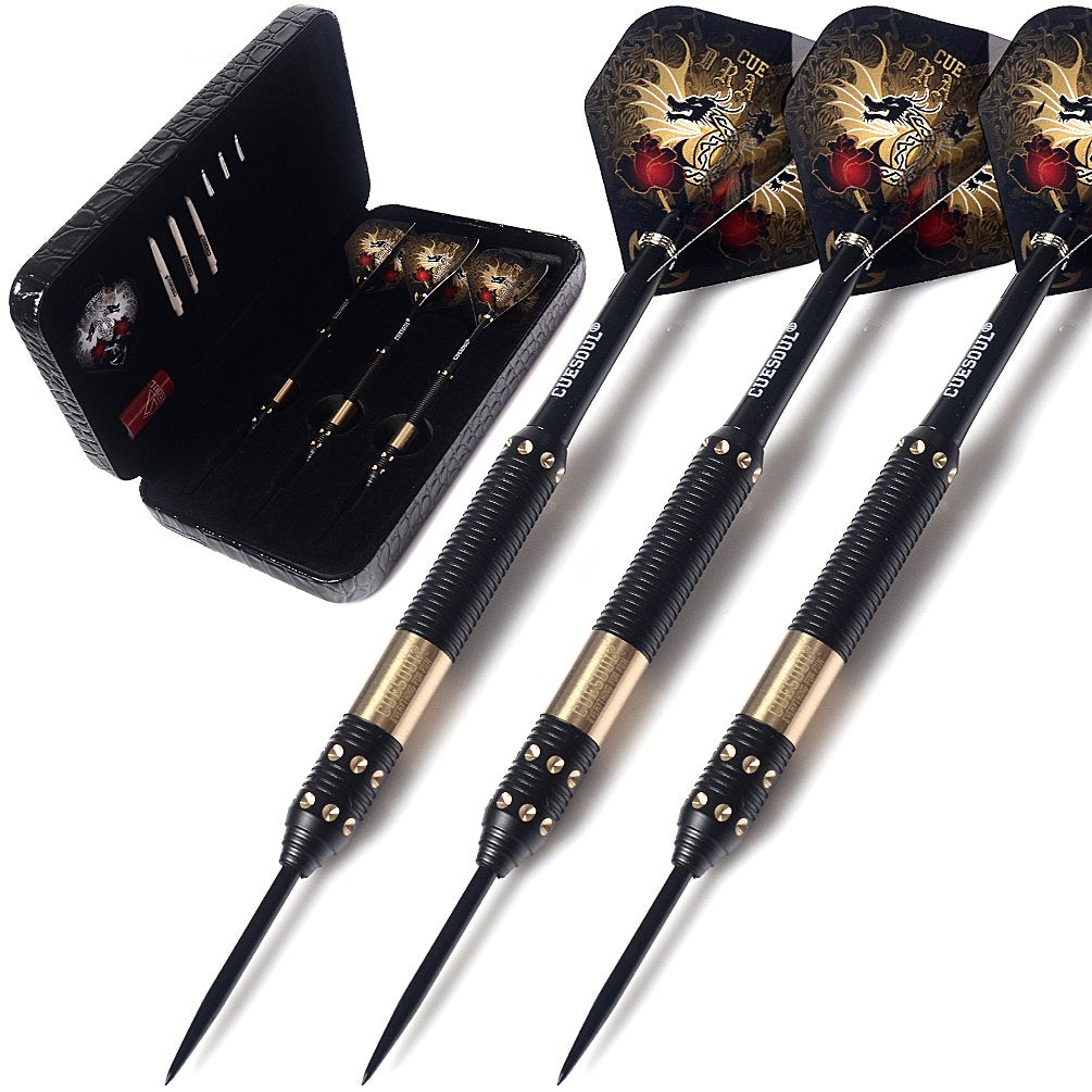 CUESOUL Dragon Deluxe Messing Steel Dartpfeile, 21 Gramm F2303 21 Grams, F2303 21 Grams