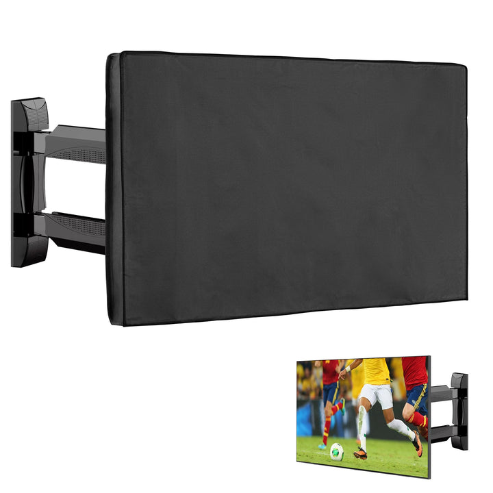 kwmobile 65" TV Outdoor TV Abdeckung - Fernseher Hülle Bildschirmschutz - Schutzhülle wetterfest - S