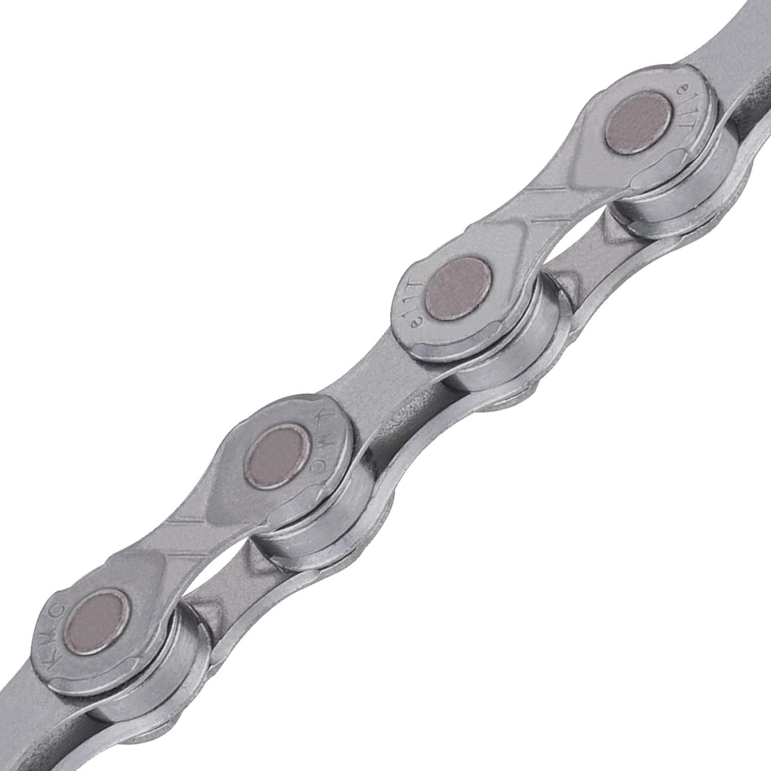 KMC Unisex e11 EPT eBike Kette, Dark Silver, 136 Link Einzelbett, Einzelbett