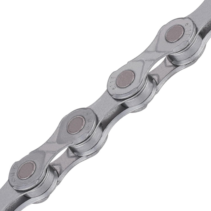 KMC Unisex e11 EPT eBike Kette, Dark Silver, 136 Link Einzelbett, Einzelbett