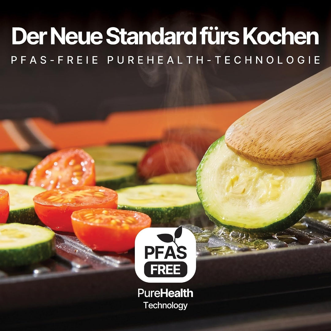 Seeger MultiGrill XL, 3-in-1 Kontaktgrill, 80°C-230°C