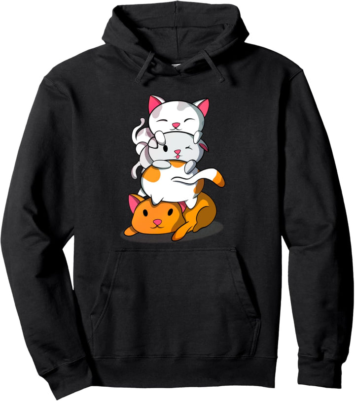Anime Katze Pullover Hoodie
