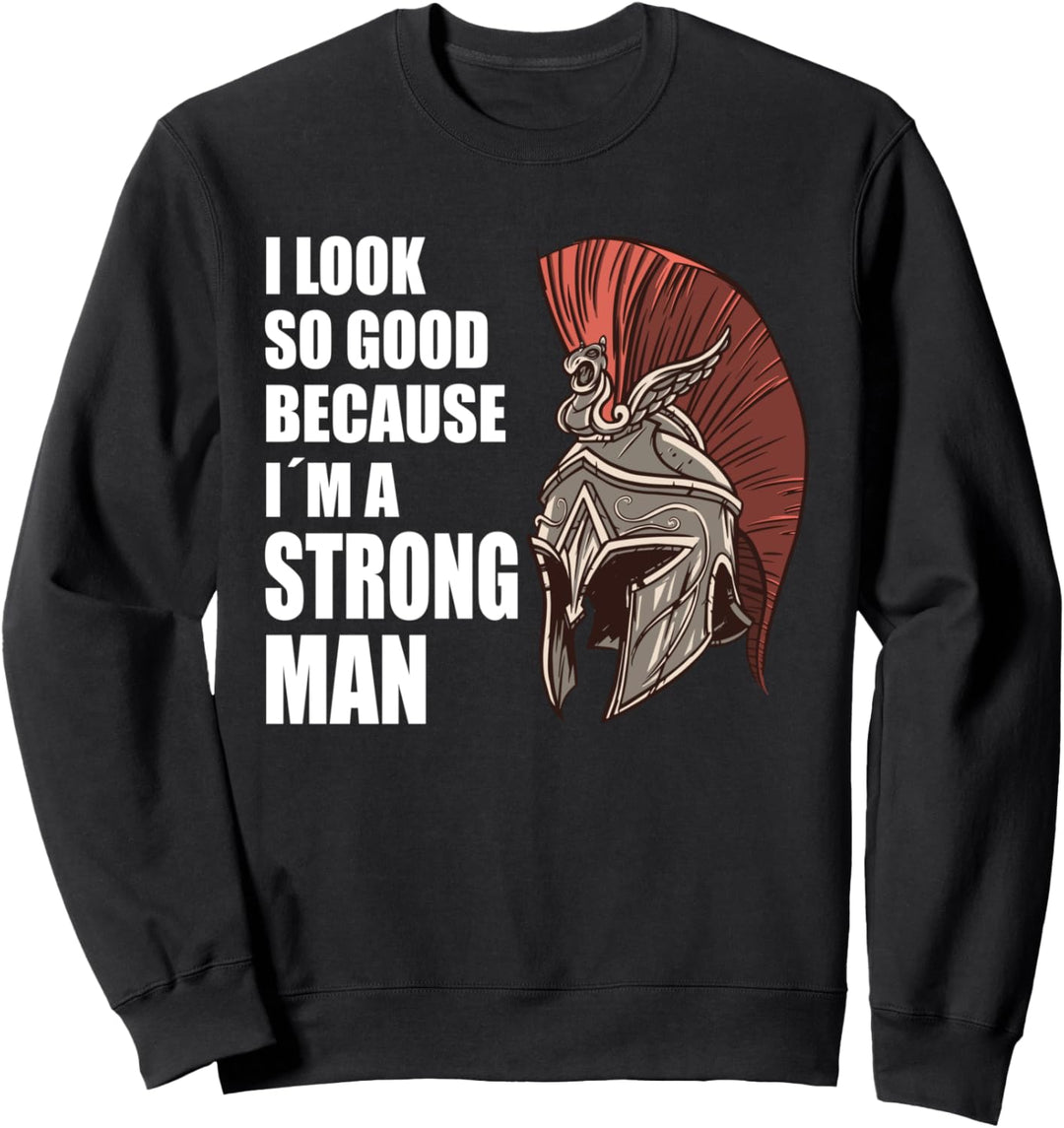 Starker Mann, ich sehe so gut aus, weil ich ein starker Bodybuilder bin Sweatshirt
