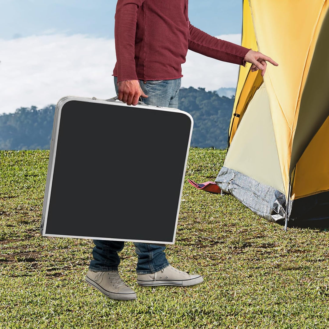 Campingtisch Klappbar, 120*47cm 2 Panels Höhenverstellbar Camping-Tisch