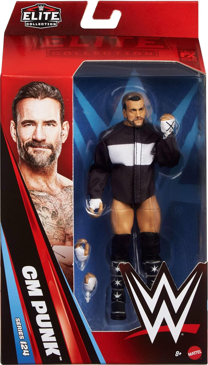 Mattel WWE Elite cm Punk Action-Figur und Zubehör, Serie 124