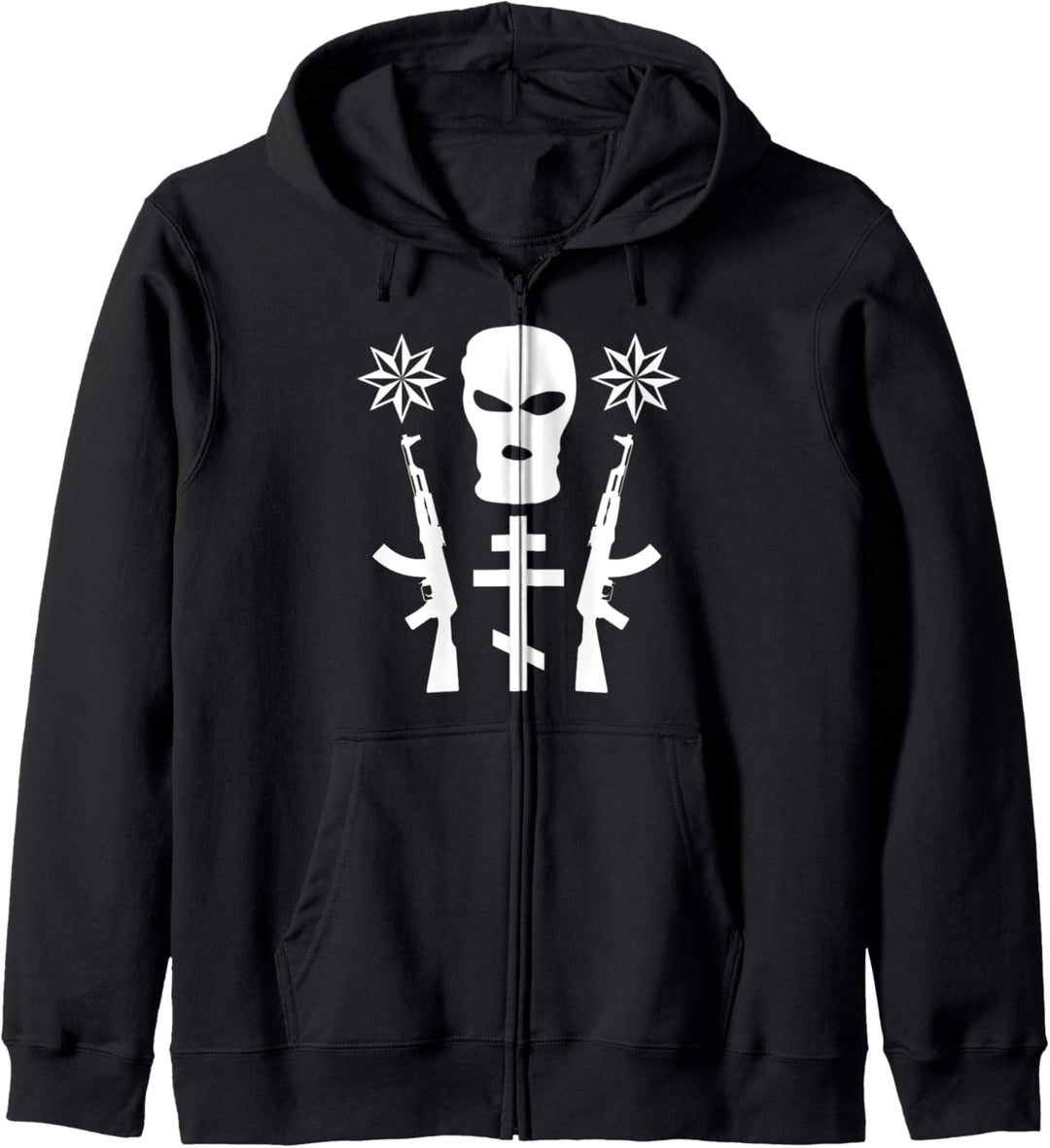 Sturmhaube Skimaske Russian Mafia Gangster Hip Hop Streetwear Kapuzenjacke