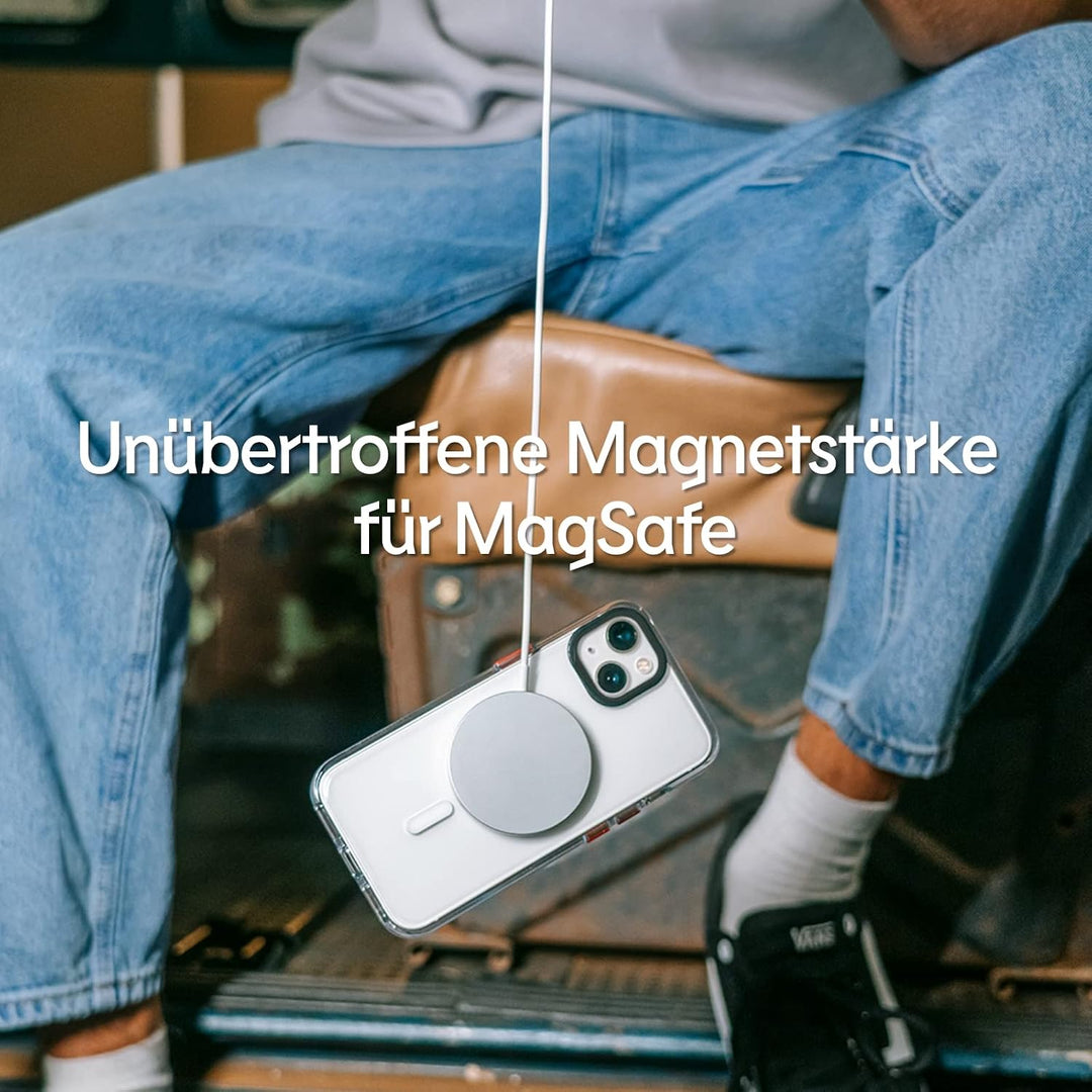 RhinoShield Clear Case kompatibel mit MagSafe für [iPhone 12 Pro Max]|Überragende Magnetstärke, Verg