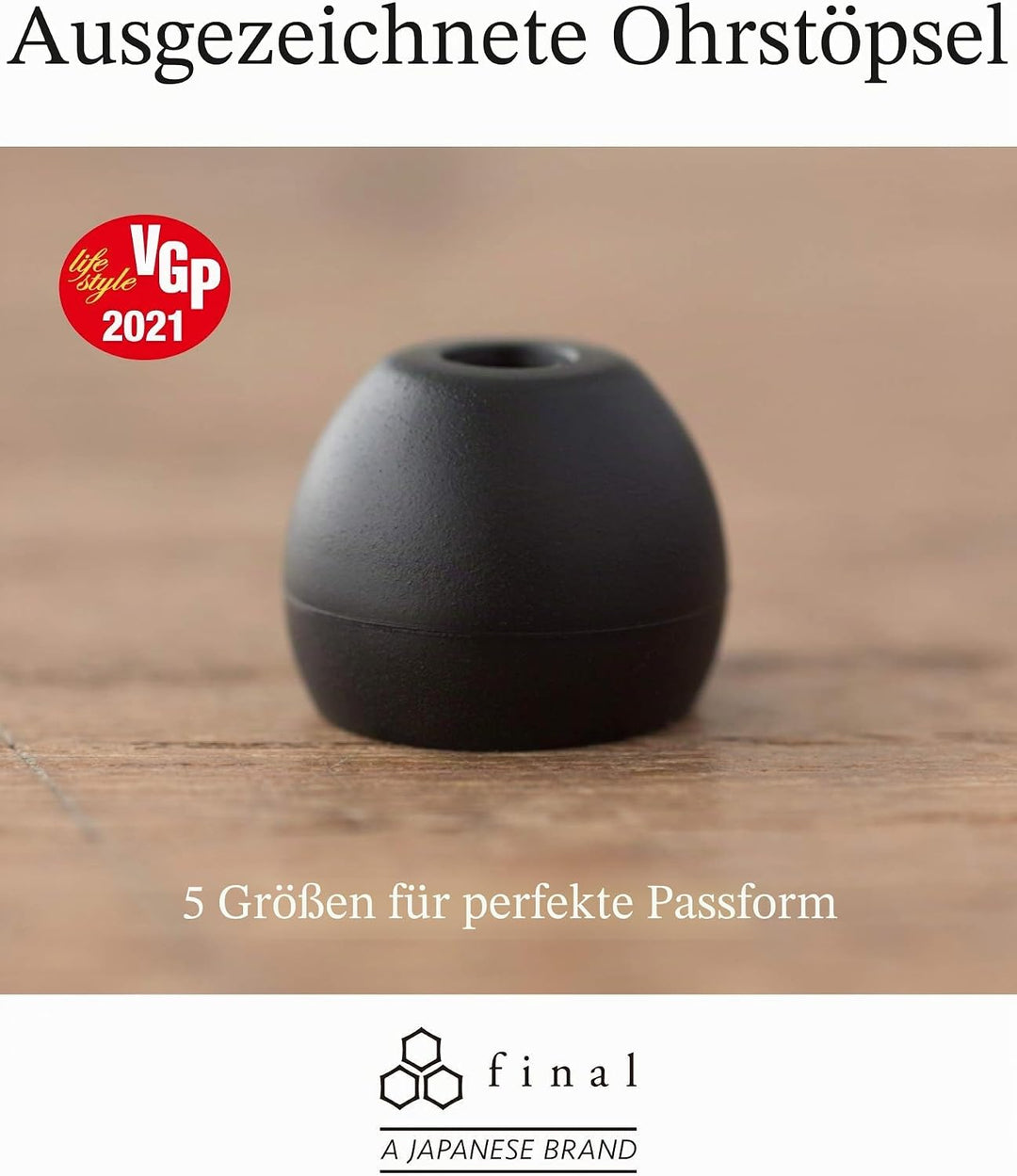 final E1000C Geräuschisolierender In-Ear Kopfhörer Mit Mikrofon Und Fernbedienung - Schwarz, E1000C