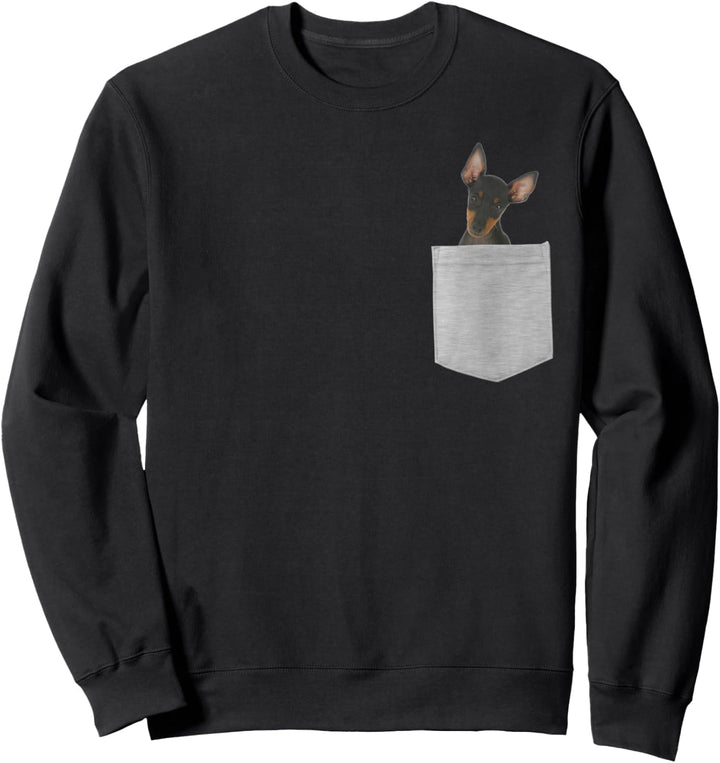 Dog in Your Pocket Manchester Terrier Sweatshirt