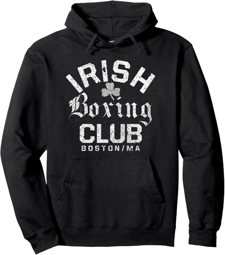 Irish Boxing Club Boston Massachusetts Pullover Hoodie