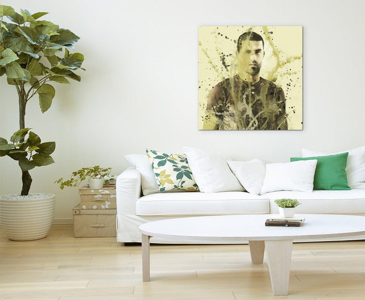 Lost_Jack_II_60x60cm Splash Art Paul Sinus Aquarell, Gemälde, Kunstbild auf Leinwand