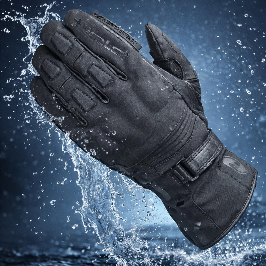 Held Stroke Motorrad Handschuhe 6 Schwarz, 6 Schwarz