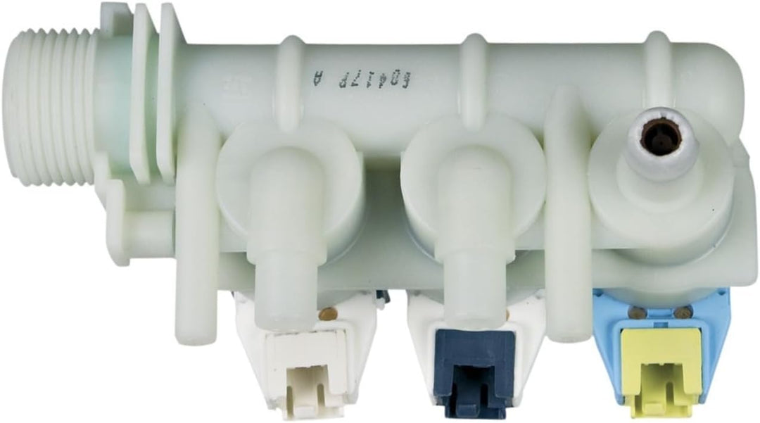 LUTH Premium Profi Parts Magnetventil 3-Fach 90° 10mm+11,5mmø Mit Reduzierung kompatibel mit Indesit