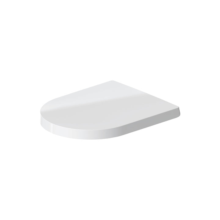Duravit WC-Sitz ME by Starck, Toilettendeckel aus Urea-Duroplast, Klodeckel mit Edelstahl Scharniere