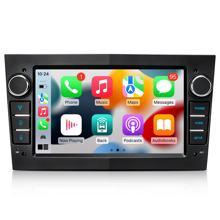 Autoradio mit Bildschirm Carplay Radio für Opel Corsa D, Astra J/H,Meriva 7-Zoll Schwarz, 7-Zoll Sch