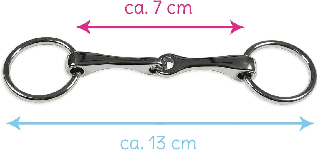 Hobby Horse Gebiss kaufen: 3er-Set einfach gebrochene Wassertrensen (SILBER), SILBER