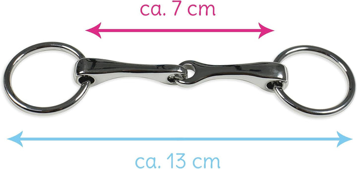 Hobby Horse Gebiss kaufen: 3er-Set einfach gebrochene Wassertrensen (SILBER), SILBER