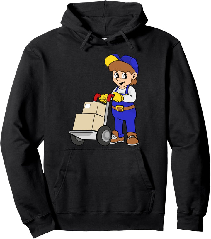 Paketdienst Paketzusteller Paketbote Spedition Spediteur Fun Pullover Hoodie