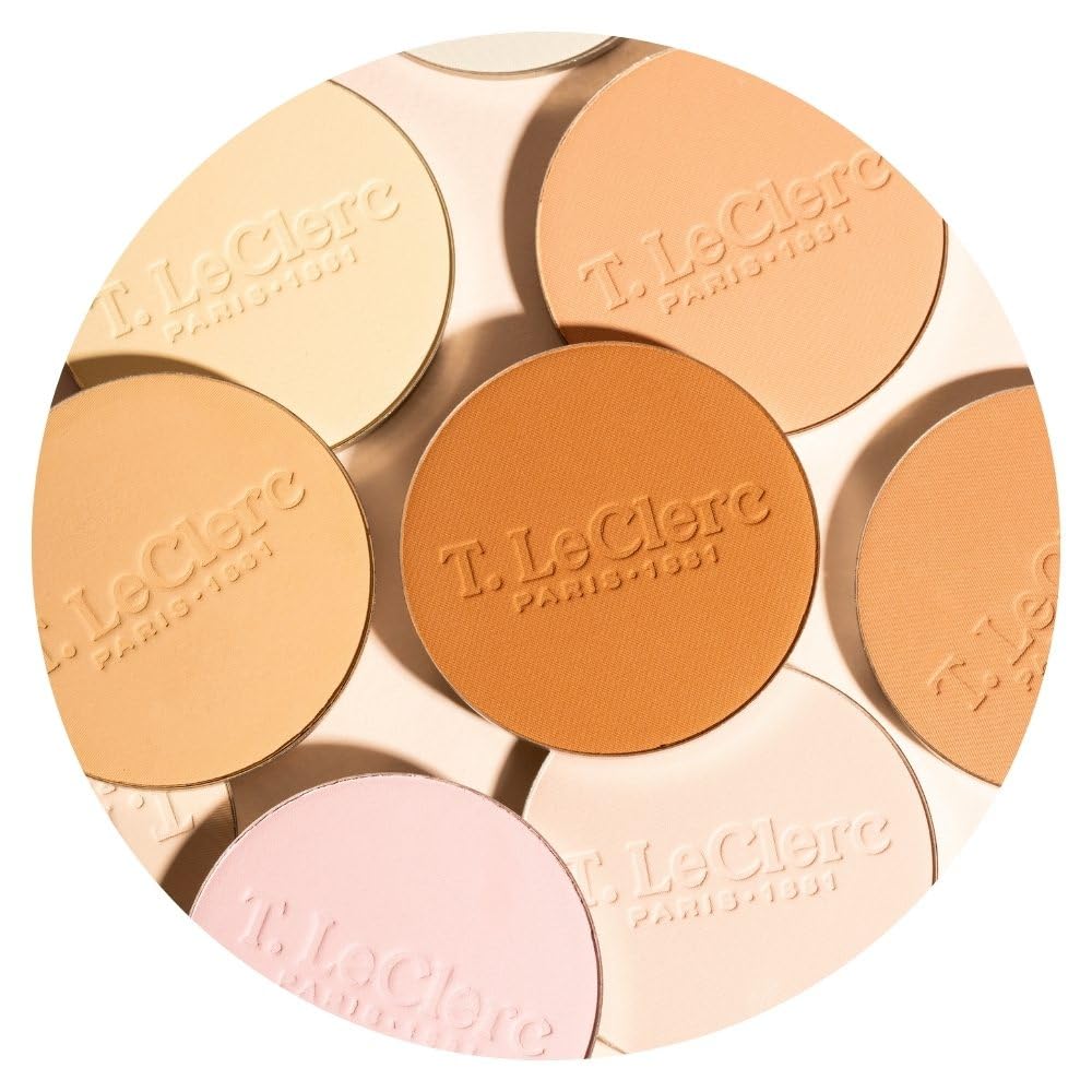 T.leclerc Gezicht Poudre Compacte Dermophile Compact Poeder 17 Dore 10gr