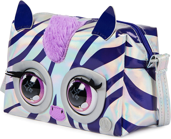 Purse Pets Metallic Magic Tiertasche - interaktive Tasche mit 30 Geräuschen und Reaktionen, Musik un