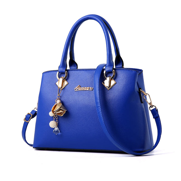 NICOLE &amp; DORIS Elegante Handtasche Damen Schultertasche PU Leder Henkeltasche Mittelgross Tote Shopp