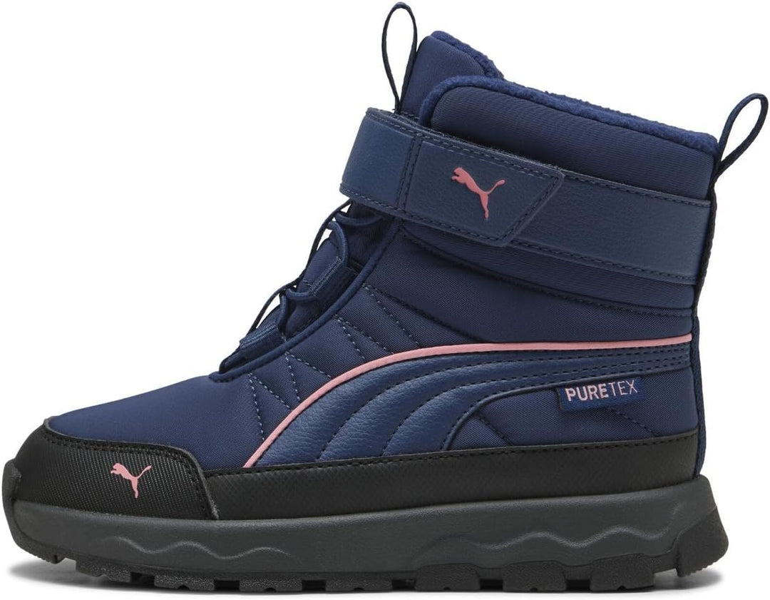 PUMA Unisex Kinder Evolve Boot Puretex Ac+psSneaker 28 EU Persian Blue Pinkscape, 28 EU Persian Blue