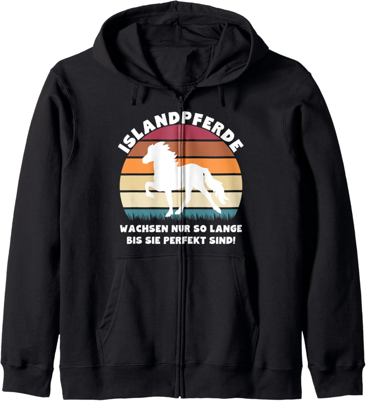 Isländer Islandpferd Islandpony Kapuzenjacke