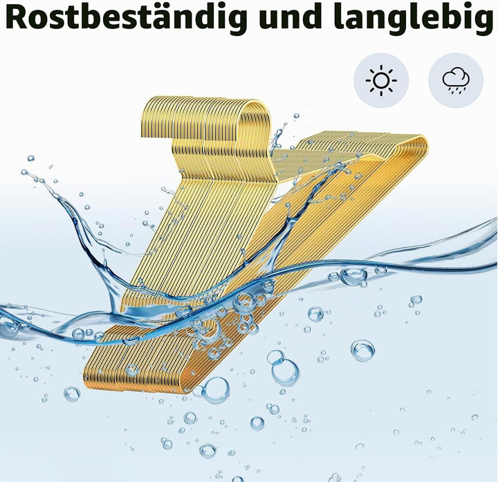 SPECILITE Metall-Kleiderbügel, robust, Starke Draht-Kleiderbügel mit Kerben, platzsparende Kleiderbü