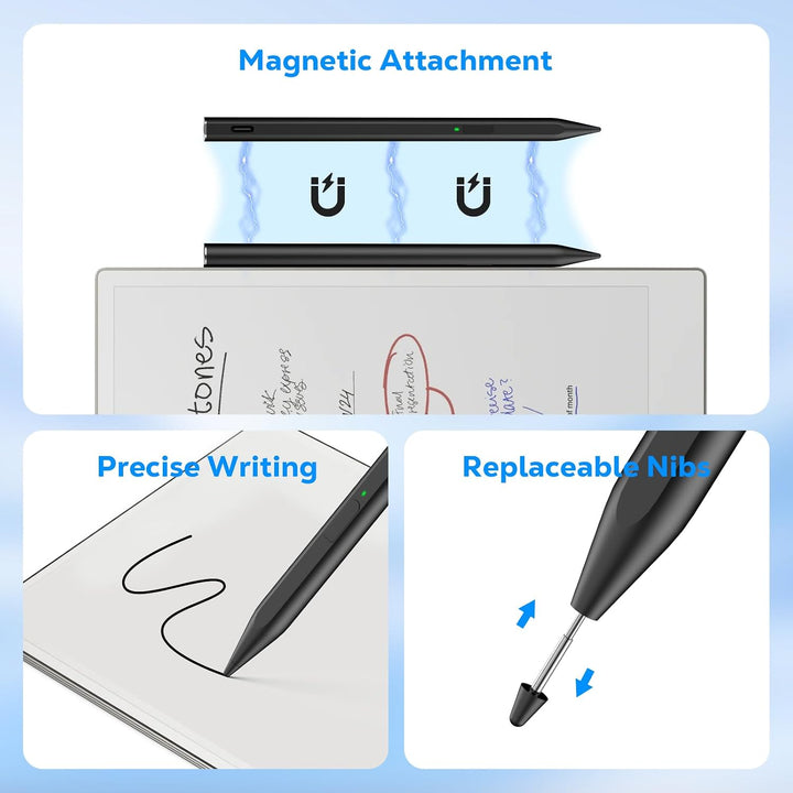 Moko Eingabestift Für Remarkable Paper Pro/Pro Move/Pure Mit Radierer | Schnelllade Stift Für Remark