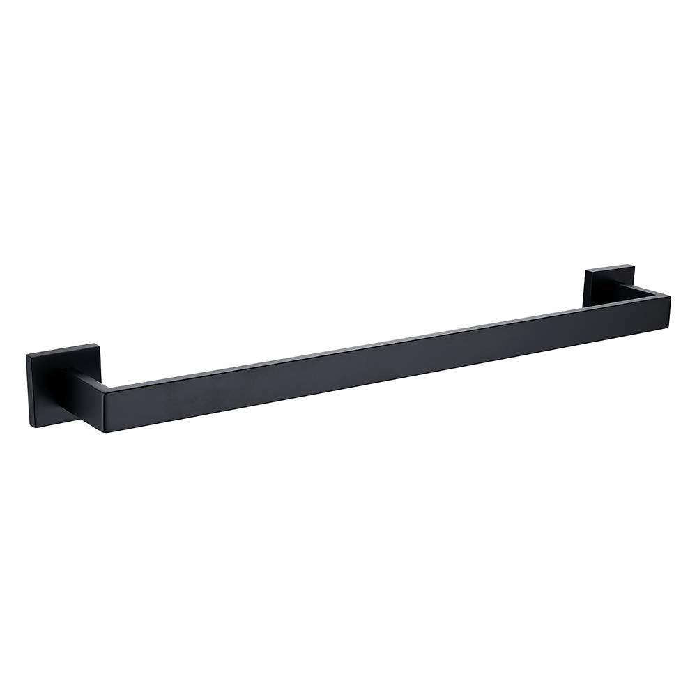 TASTOS XBJ7 Stainless Steel Towel Rack Black, Acrylic Schwarz 23.6-Inch, Schwarz 23.6-Inch