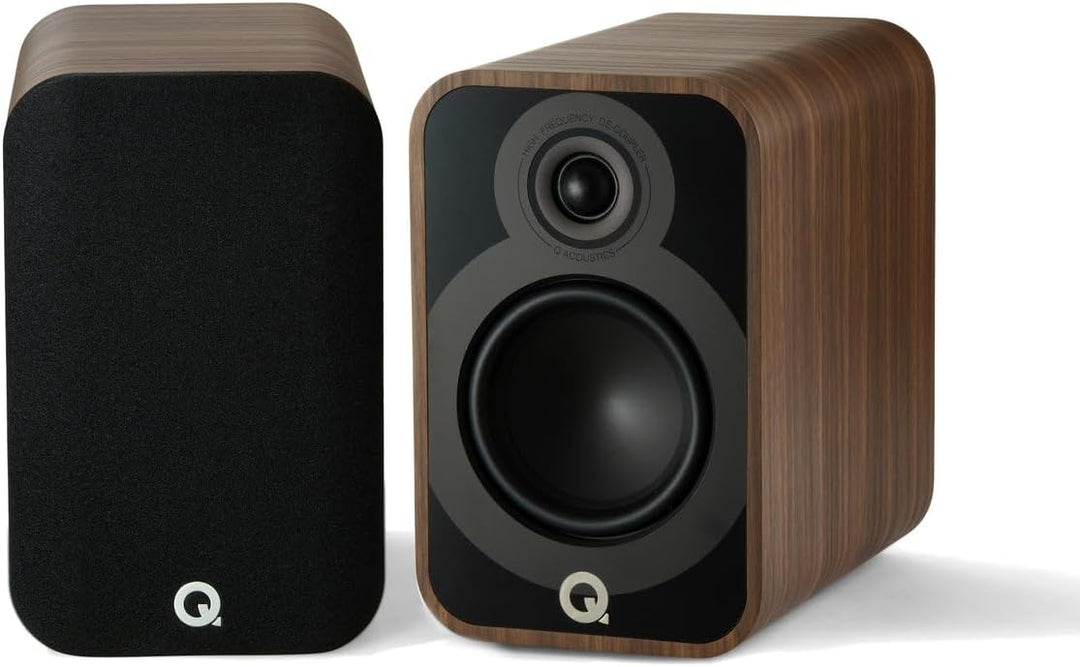 Q Acoustics 5020 Bücherregal-Lautsprecher Santos Palisander – 12,7 cm Mittel-/Bass-Treiber, 2,5 cm H