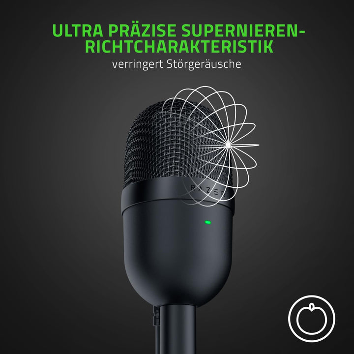 Razer Seiren Mini - USB Kondensator-Mikrofon für Streaming (Kompakt mit Supernieren-Richtcharakteris