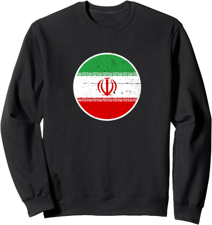 Iran Vintage Iranische Flagge Iraner Sweatshirt