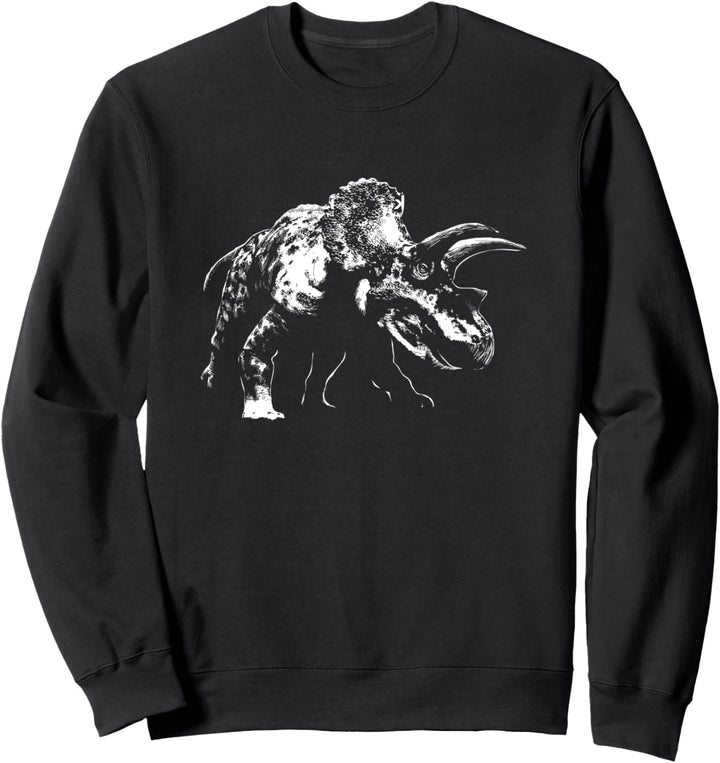 Urzeit Dino Dinosaurier Triceratops als Geschenk für Kinder Sweatshirt